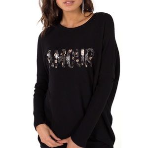 Fabulous Sequin Embellished Amour Boutique Sweater